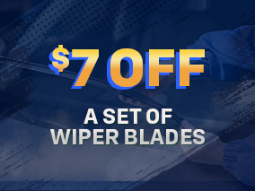 seven usd off a set of wiper blades