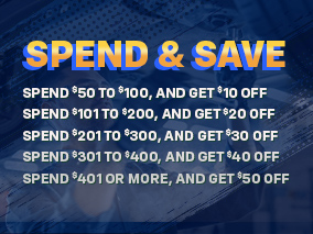 Spend and Save tiered discounts