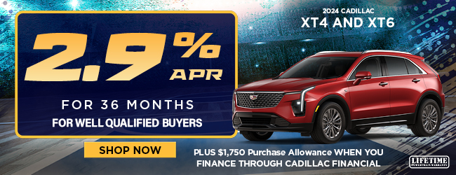 offer on Cadillac Xt4 & XT6