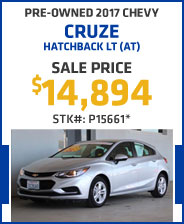 Pre-Owned 2017 Chevy Cruze 