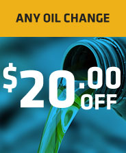 $20.00 off any oil change