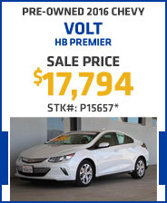 Pre-Owned 2016 Chevy Volt