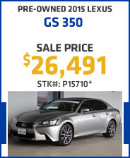 Pre-Owned 2015 Chevy Lexus GS 350 