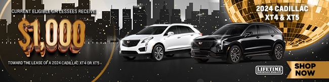 2024 Cadillac XT4 and XT5