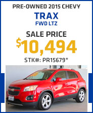 Pre-Owned 2015 Chevy Trax