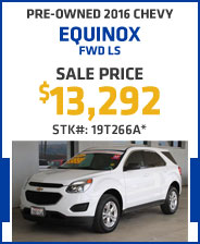 Pre-Owned 2016 Chevy Equinox