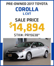 Pre-Owned 2017 Toyota Corolla