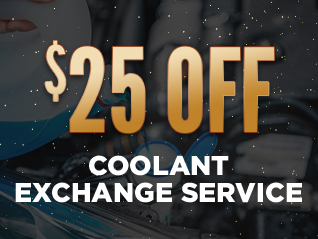 Coolant exchange service