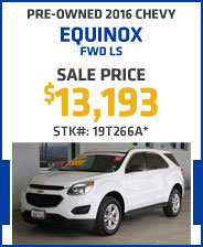Pre-Owned 2016 Chevy Equinox 