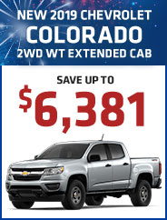 2019 Chevrolet Colorado 2WD WT Extended Cab