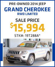 Pre-Owned 2014 Jeep Grand Cherokee RWD Limited