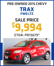 Pre-Owned 2015 Chevy Trax FWD LTZ