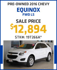 Pre-Owned 2016 Chevy Equinox FWD LS