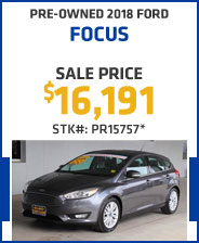 Pre-Owned 2018 Ford Focus 