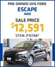 Pre-Owned 2016 Ford Escape