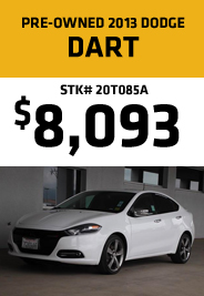 PRE-OWNED 2013 DODGE DART