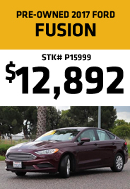 PRE-OWNED 2017 FORD FUSION