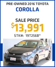 Pre-Owned 2016 Toyota Corolla 