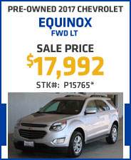 Pre-Owned 2017 Chevrolet Equinox