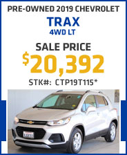 Pre-Owned 2019 Chevrolet Trax