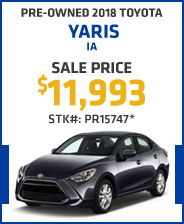 Pre-Owned 2018 Toyota Yaris