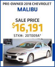 Pre-Owned 2017 Chevrolet Malibu