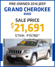 Pre-Owned 2016 Jeep Grand Cherokee RWD