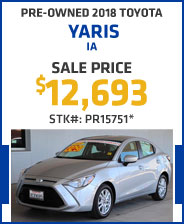 Pre-Owned 2018 Toyota Yaris