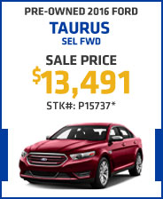 Pre-Owned 2016 Ford Taurus SEL FWD