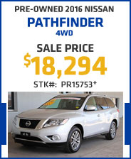 Pre-Owned 2016 Nissan Pathfinder 4WD 