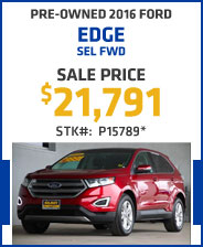 Pre-Owned 2016 Ford Edge SEL FWD 
