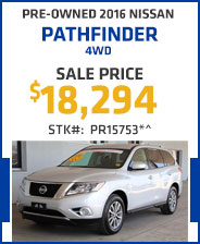 Pre-Owned 2016 Nissan Pathfinder 4WD