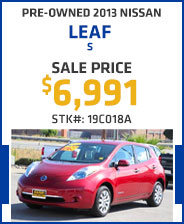 Pre-Owned 2013 Nissan Leaf S