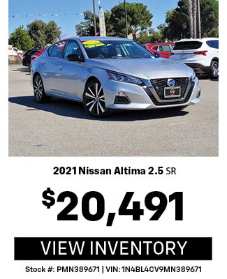 2021	Nissan	Altima	2.5	SR