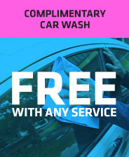 Complimentary Car Wash with Any Service