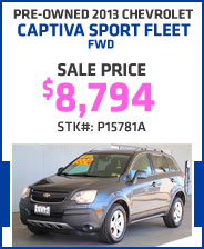 Pre-Owned 2013 Chevrolet Captiva Sport Fleet FWD