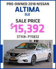 Pre-Owned 2018 Nissan Altima SLE