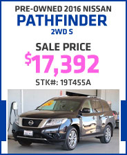 Pre-Owned 2016 Nissan Pathfinder 2WD S