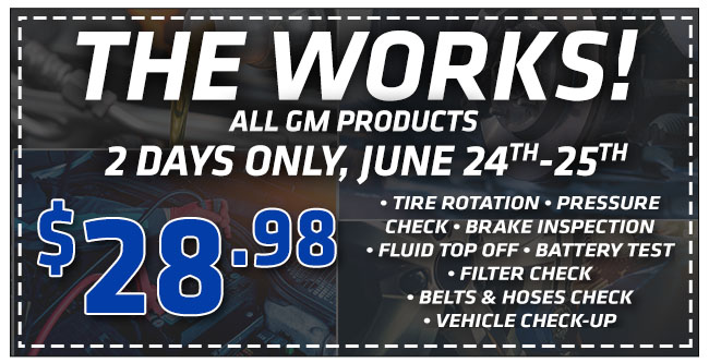 THE WORKS! ALL GM PRODUCTS