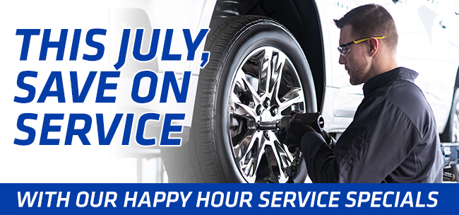 This July, Save On Service

