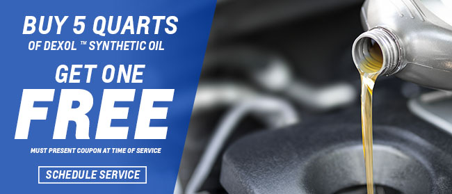 Buy 5 Quarts of DEXOL™ Synthetic Oil – Get 1 FREE!