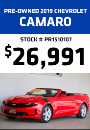 Pre-Owned 2019 Chevrolet Camaro