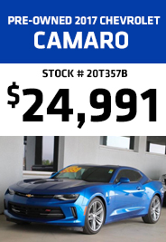 Pre-Owned 2017 Chevrolet Camaro 