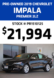 Pre-Owned 2019 Chevrolet Impala Premier 2LZ