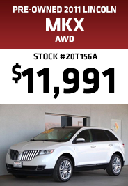 Pre-owned 2011 Lincoln MKX AWD