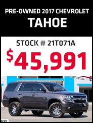 Pre-Owned 2017 Chevrolet Tahoe