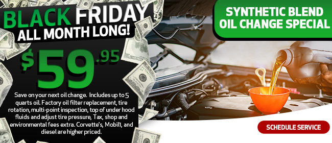 SYNTHETIC BLEND OIL CHANGE SPECIAL