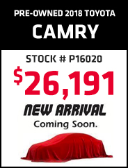 Pre-Owned 2018 Toyota Camry