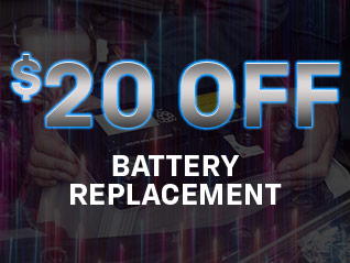 Gill Chevrolet Kerman Service offer $20 off battery replacement