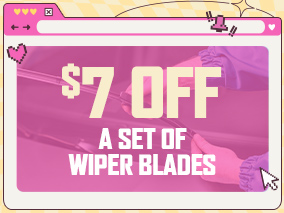 $7 off a set of wiper blades